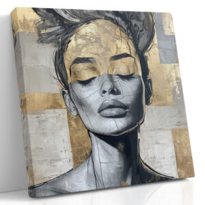 Golden Reverie Portrait