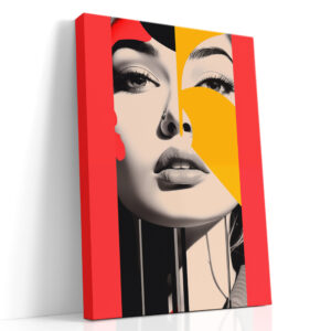 Fractured Femme in Red