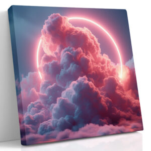 Neon Halo Cloudscape