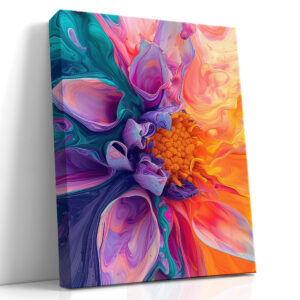 Magenta Bloom in Fluid