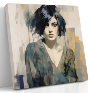 Teal Reverie Portrait