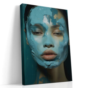 Blue Veiled Portrait