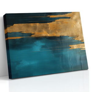 Gilded Teal Horizon