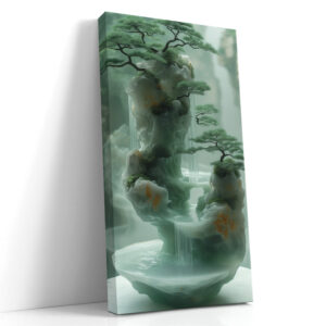 Jade Garden in Mist