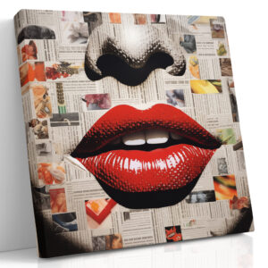 Newsprint Kiss