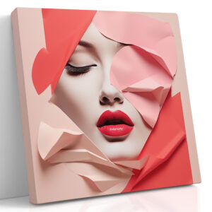 Paper Veil in Coral