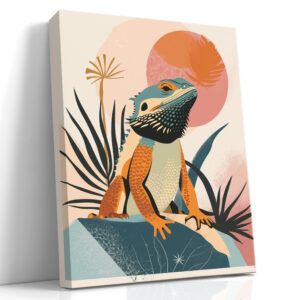 Desert Lizard in the Sun