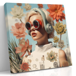 Botanical Blueprint Portrait