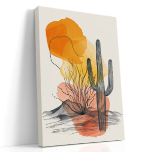 Desert Bloom at High Noon