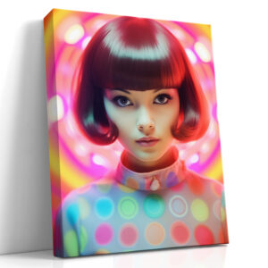 Neon Halo Portrait