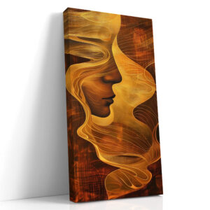 Golden Flow Portrait