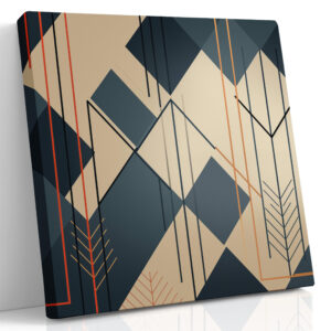 Copper Chevron Grid