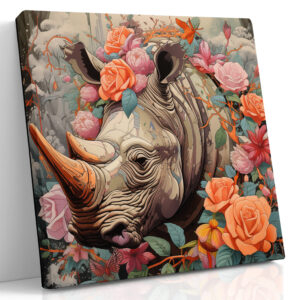 Rhinoceros in Full Bloom