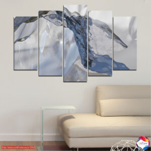 Water Up Close 5-Piece Canvas Print Set