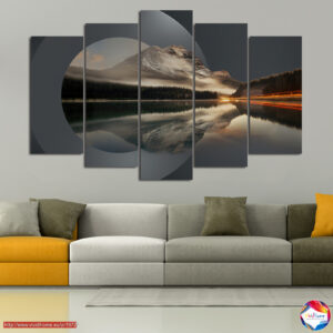 Contemporary Landscape 5-Piece Canvas Print Set