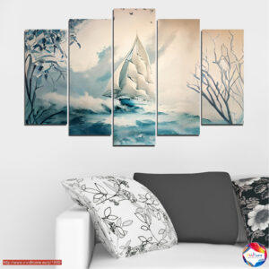 Ship of Dreams 5-Piece Canvas Print Set