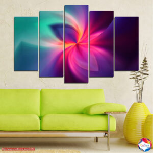 Colorful glow 5 pieces №1012
