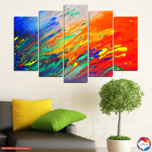 Paint River Canyon 5-Piece Canvas Print Set