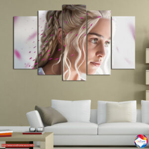 Game of Thrones Fantasy Scene 5-Piece Canvas Print