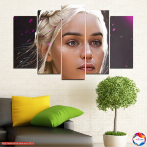Game of Thrones Fantasy Scene 5-Piece Canvas Print