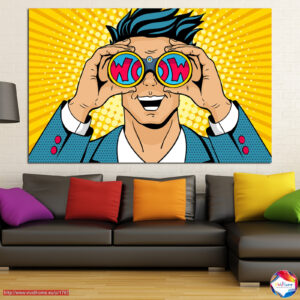 Pop art WOW 1 piece №0805