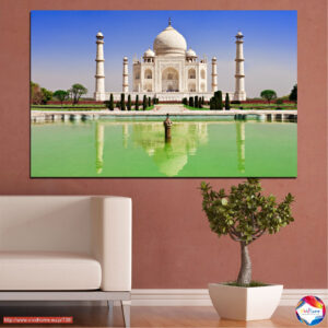 Taj Mahal at Sunset Canvas Print