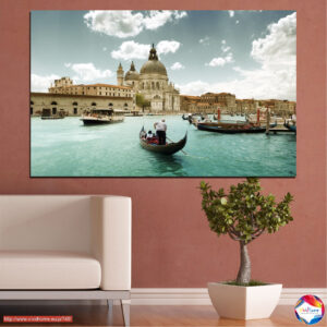 Venice Canal View Canvas Print – Gondolier’s Perspective