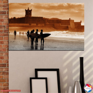 Catching Waves at Babylon’s Gate Canvas Print