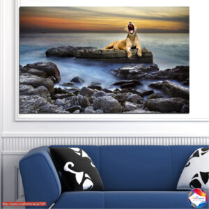 Lioness at Sunset 5-Piece Canvas Print Set
