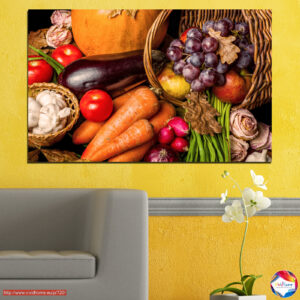 Autumn Harvest Still Life Canvas Print